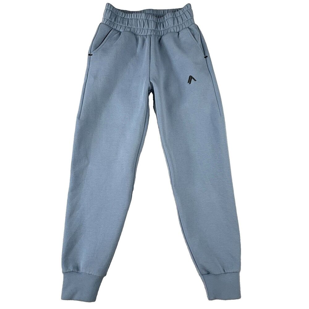 Alphalete ELMTS Cuffed Joggers Womens S Blue High Rise Athletic Sweatpants